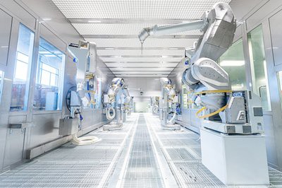 Dây chuyền phủ Robot